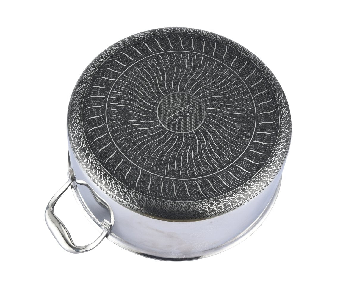 Cheffinger Braadpan met Deksel - 24cm - RVS - Honingraat - Inductie - TEKZEN