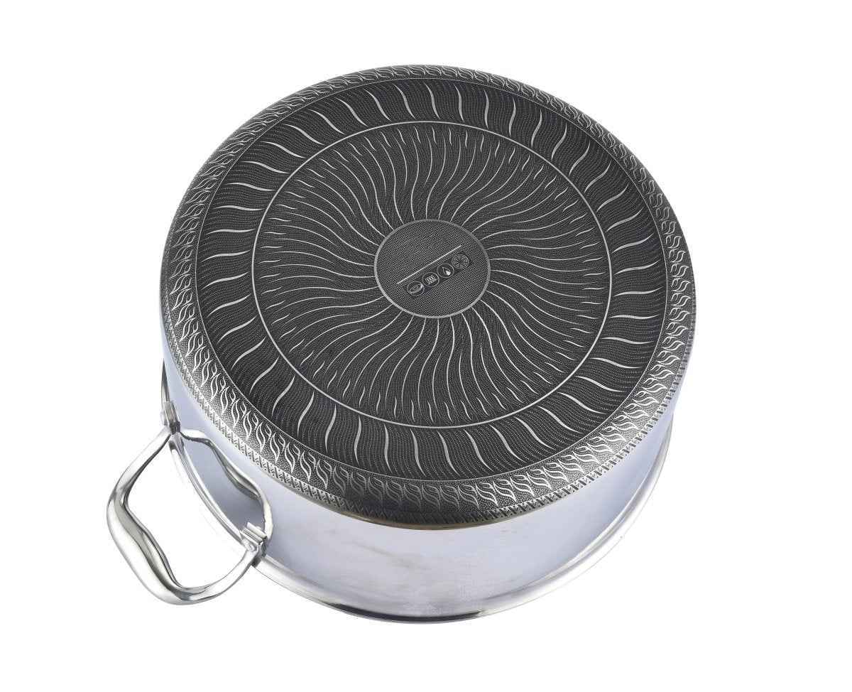 Cheffinger Braadpan met Deksel - 32cm - RVS - Honingraat - Inductie