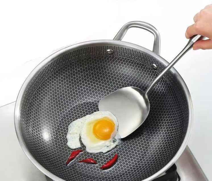 Cheffinger Braadpan met Deksel - 32cm - RVS - Honingraat - Inductie