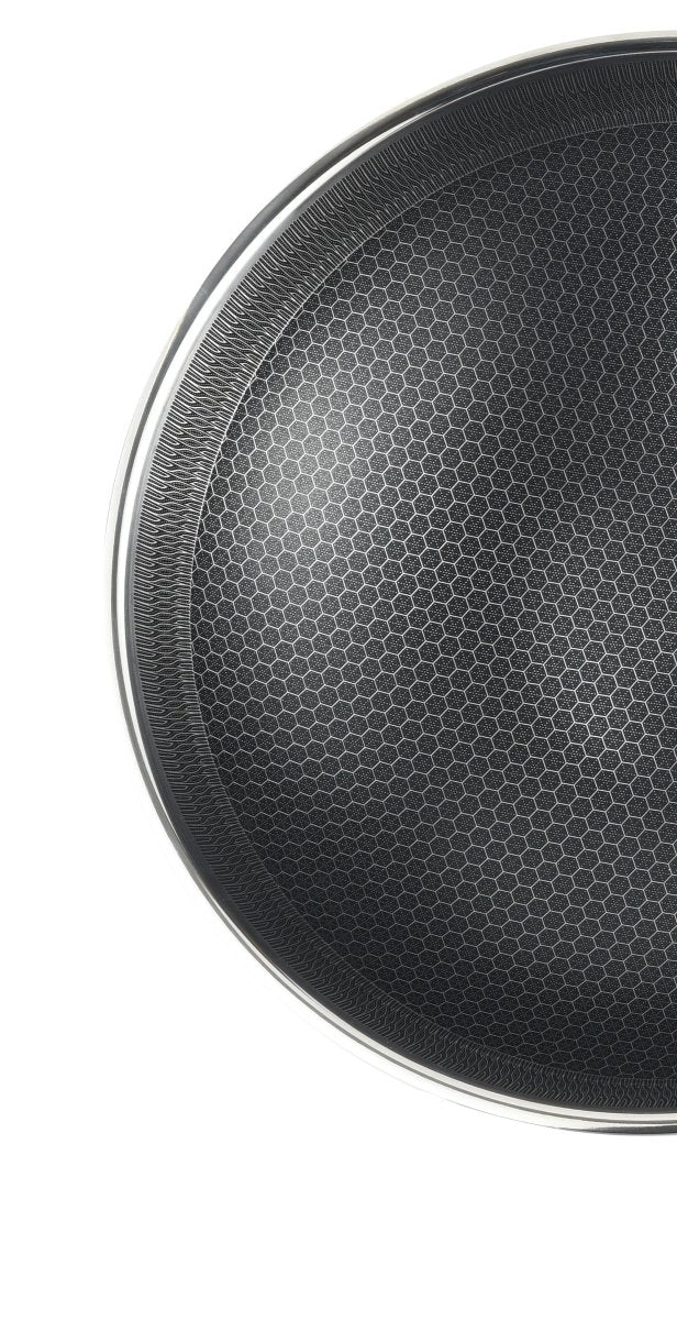 Cheffinger Crêpe - en Pannenkoekenpan - 24cm - RVS - Honingraat - Inductie - Pizza Pan - TEKZEN