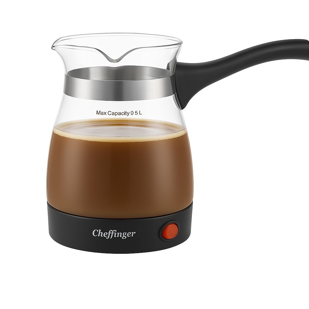 Cheffinger Elektrisch Turkse Koffieapparaat | 650W – 0,5L | Turkish Coffee | Türk Kahvesi | Cezve - TEKZEN