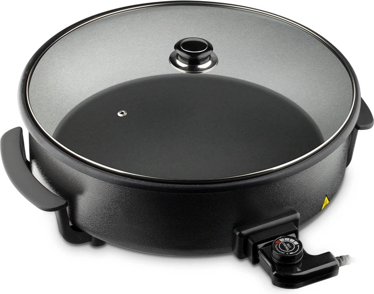 Cheffinger Elektrische Pizza Pan - 42cm - 1500W - TEKZEN