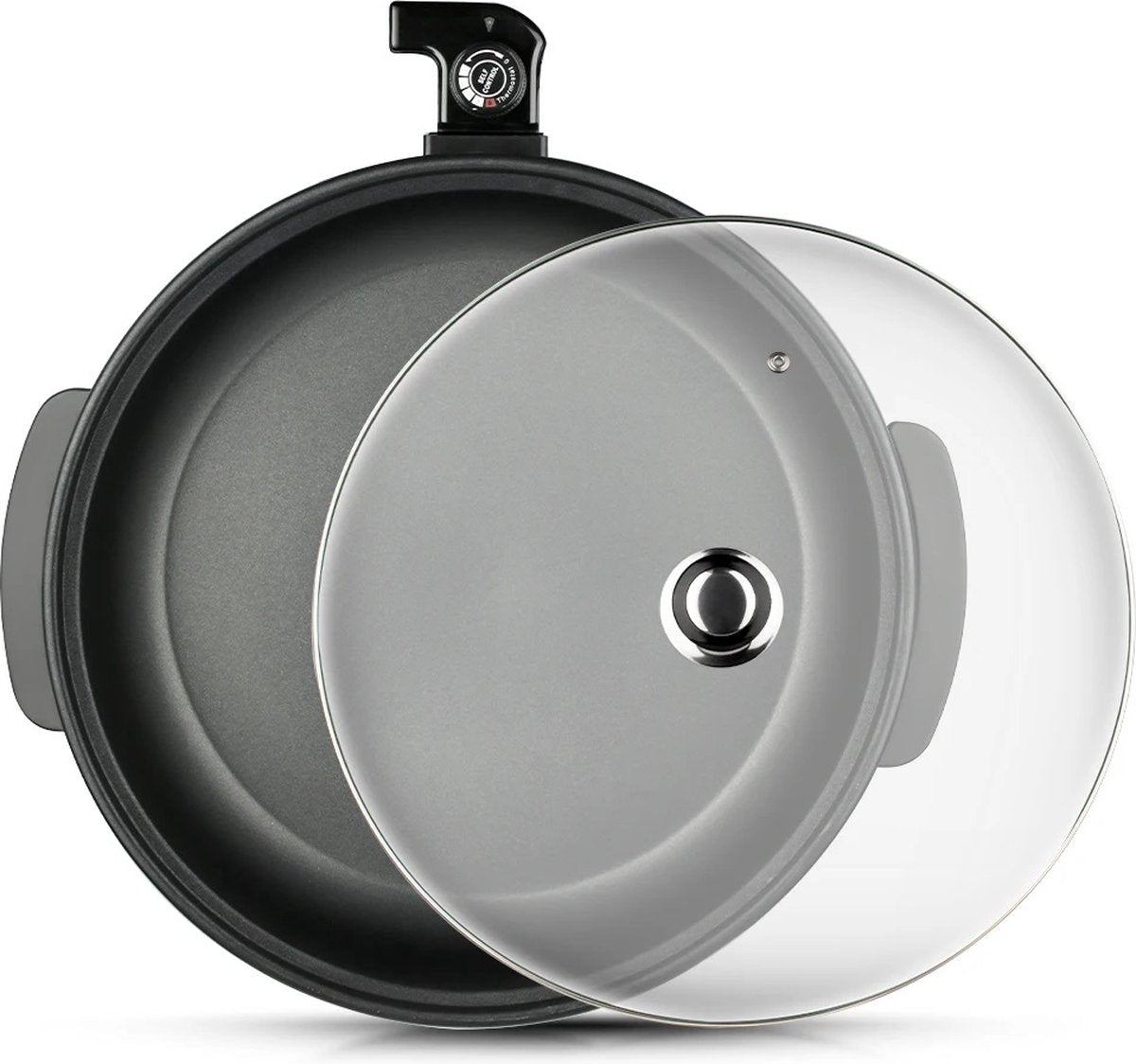 Cheffinger Elektrische Pizza Pan - 42cm - 1500W - TEKZEN