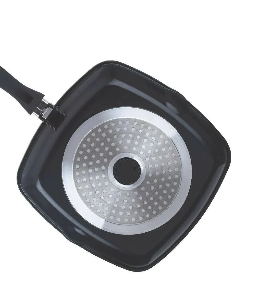 Cheffinger Grillpan - 28cm - Zwart - Inductie - TEKZEN