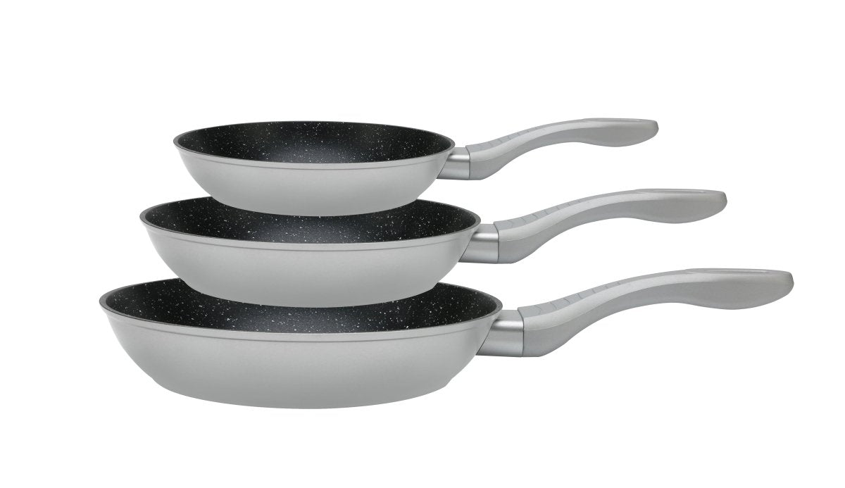 Cheffinger Koekenpannenset - 3 - delig - Koekenpan Ø 20/24/28 cm - Inductie - TEKZEN