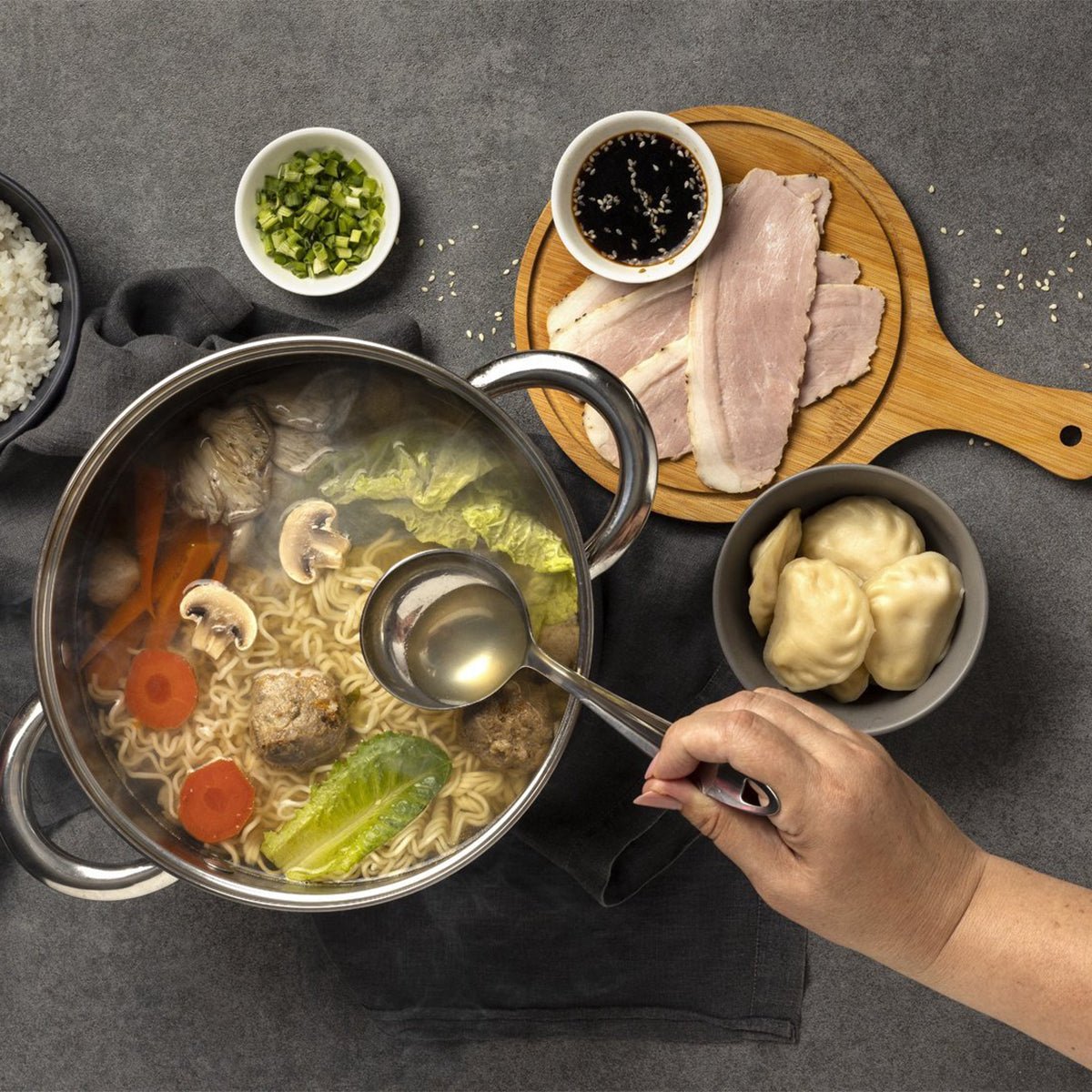 Cheffinger Kookpan met Deksel - 18cm - RVS - Inductie - TEKZEN