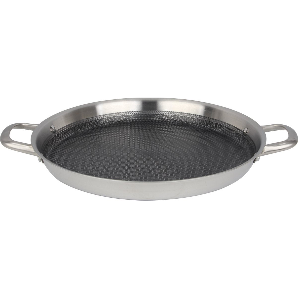 Cheffinger Paella Pan - 36cm - RVS - Honingraat - Inductie - TEKZEN