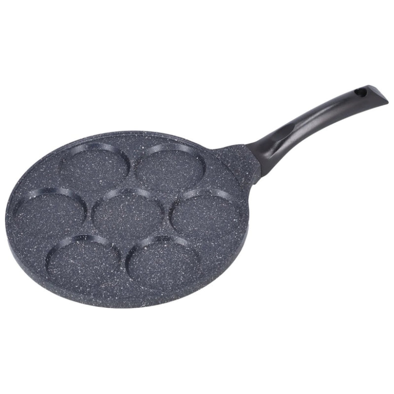 Cheffinger Pancake Pan - 7 Kop - 26cm - Pannenkoekenpan - Pancake Maker - Inductie - TEKZEN