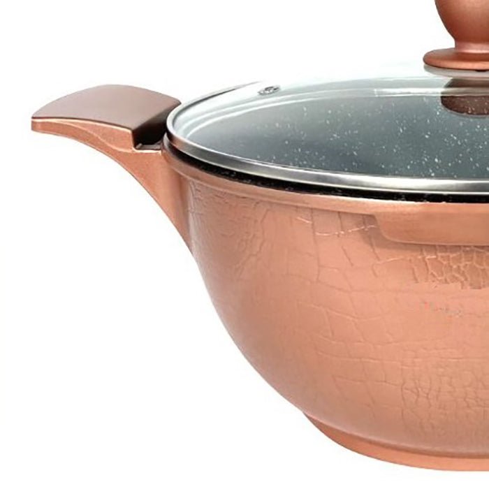 Cheffinger Pannenset - Crocodile Line - 6 - delig - 20, 24 & 28cm - TEKZEN