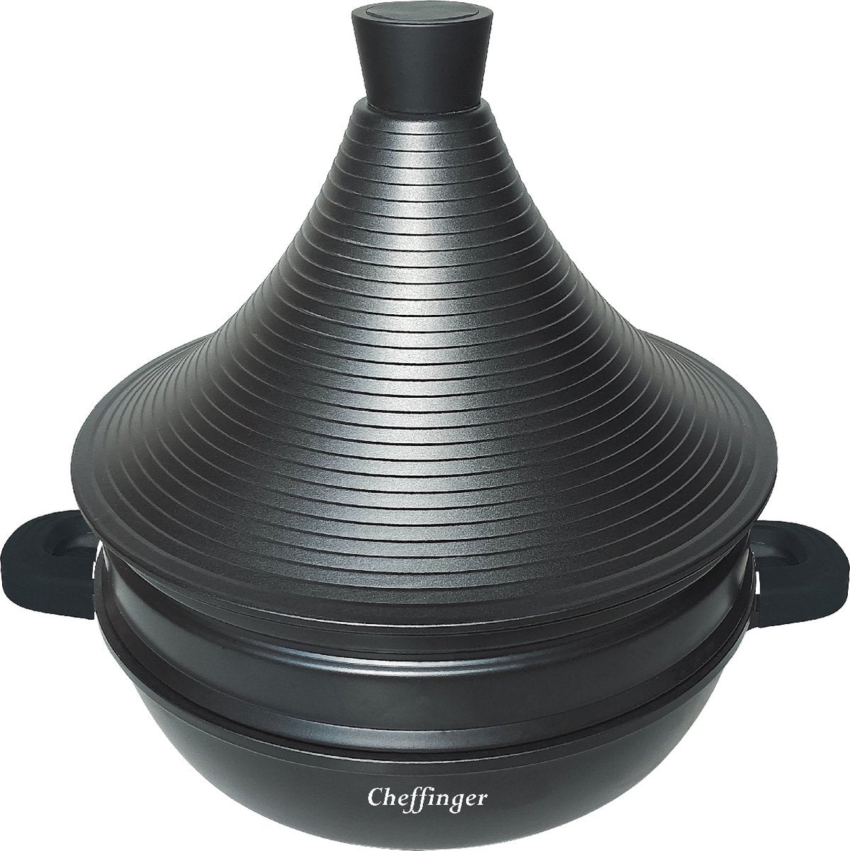 Cheffinger Tajine - Braadpan - Stoompan - 4 - delig - 28cm - Multifunctioneel - TEKZEN
