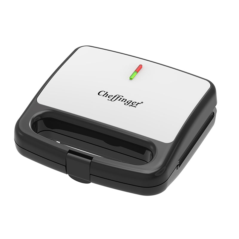 Cheffinger Tosti ijzer - Tosti Apparaat - Sandwich Maker - Anti - Aanbaklaag - TEKZEN