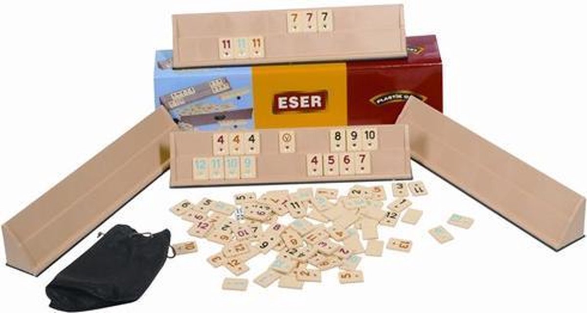 Eser Okey - Rummikub Spel - Okey 101 - Turkse Okey - Kunststof - TEKZEN