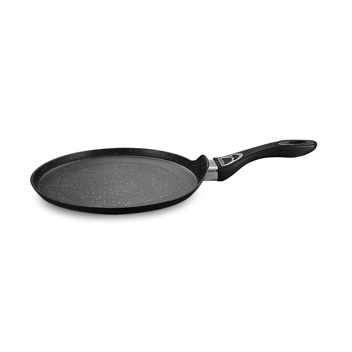 Ferveo Sienna Crêpe - en Pannenkoekenpan - 32cm - Zwart - Inductie - Pizza Pan - TEKZEN