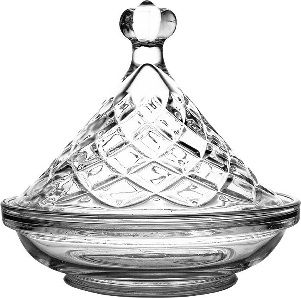 Glozini Amuseschaaltje - Set van 4 - Mini Tajine Schaaltjes met Deksel - TEKZEN