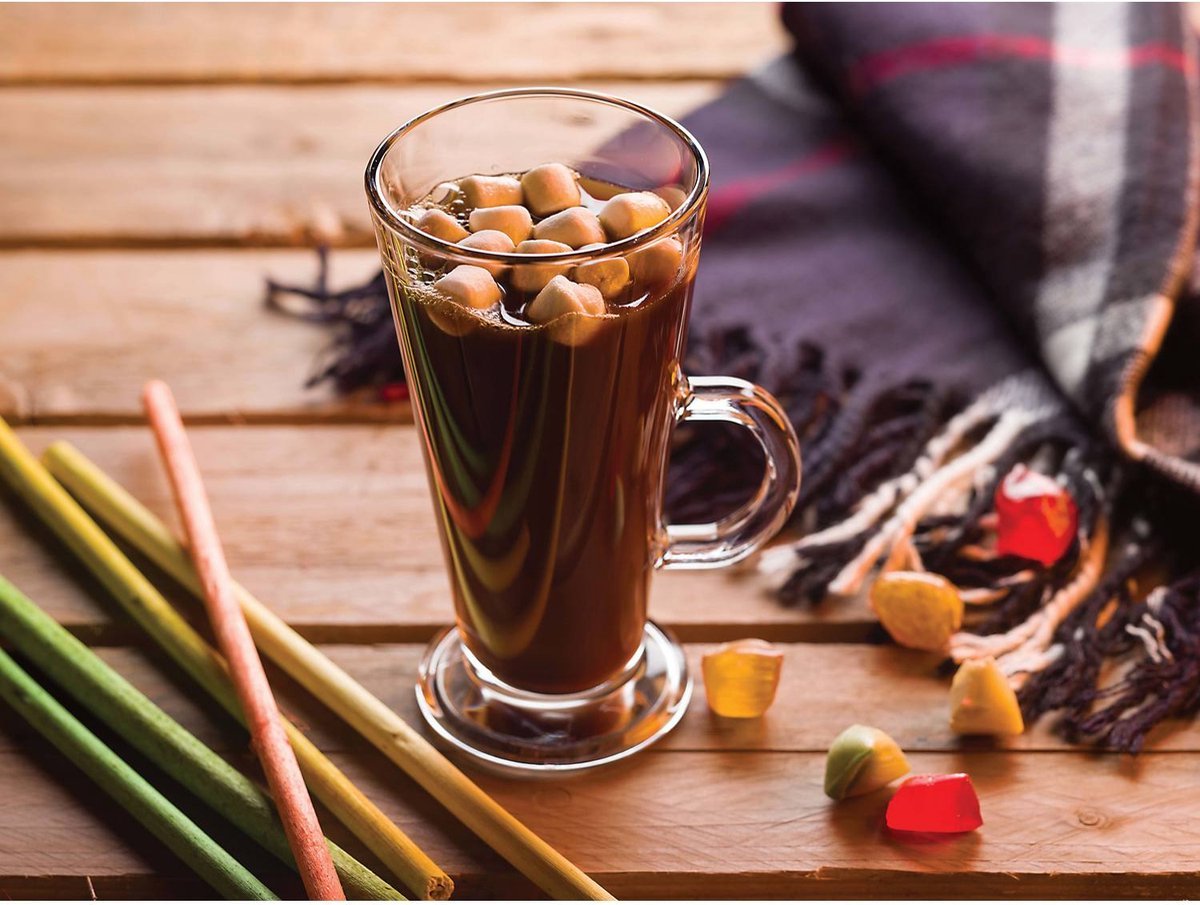 Glozini - Latte Macchiato Glazen Met Handvat - 290ml - Set van 6 - Irish Coffee Glazen - Koffieglazen - TEKZEN