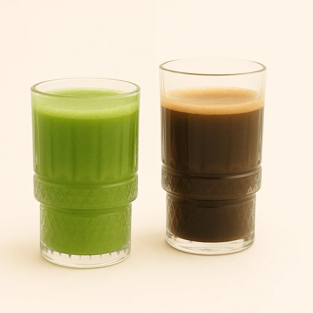 Glozini Mykonos - Geribbelde Longdrinkglazen - 330ml - Set van 6 - Cocktailglazen - IJskoffieglazen - Drinkglazen - TEKZEN