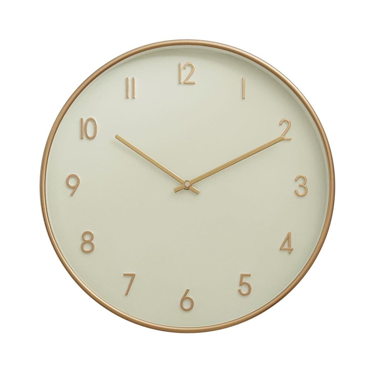 Hauskraft Wandklok - 45cm - Rosé Goud - Decoratieve Klok - TEKZEN