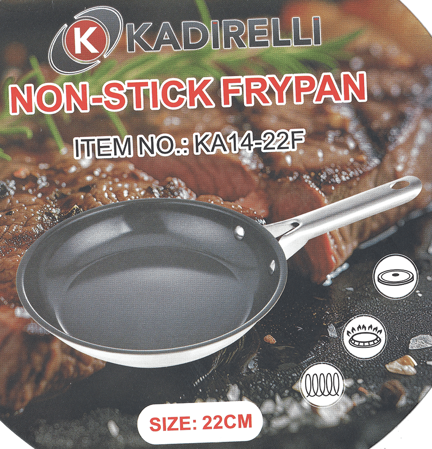 Kadirelli Koekenpan - 22cm - Inductie - Non - Stick - TEKZEN