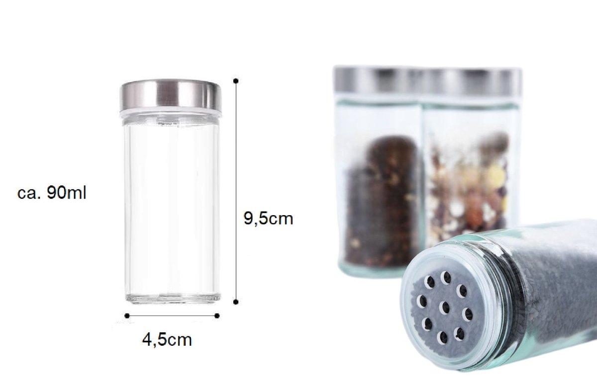 Kadirelli Kruidenrek – 16 kruidenpotjes – 360° draaibaar – Zilver - Kruidencarrousel - TEKZEN