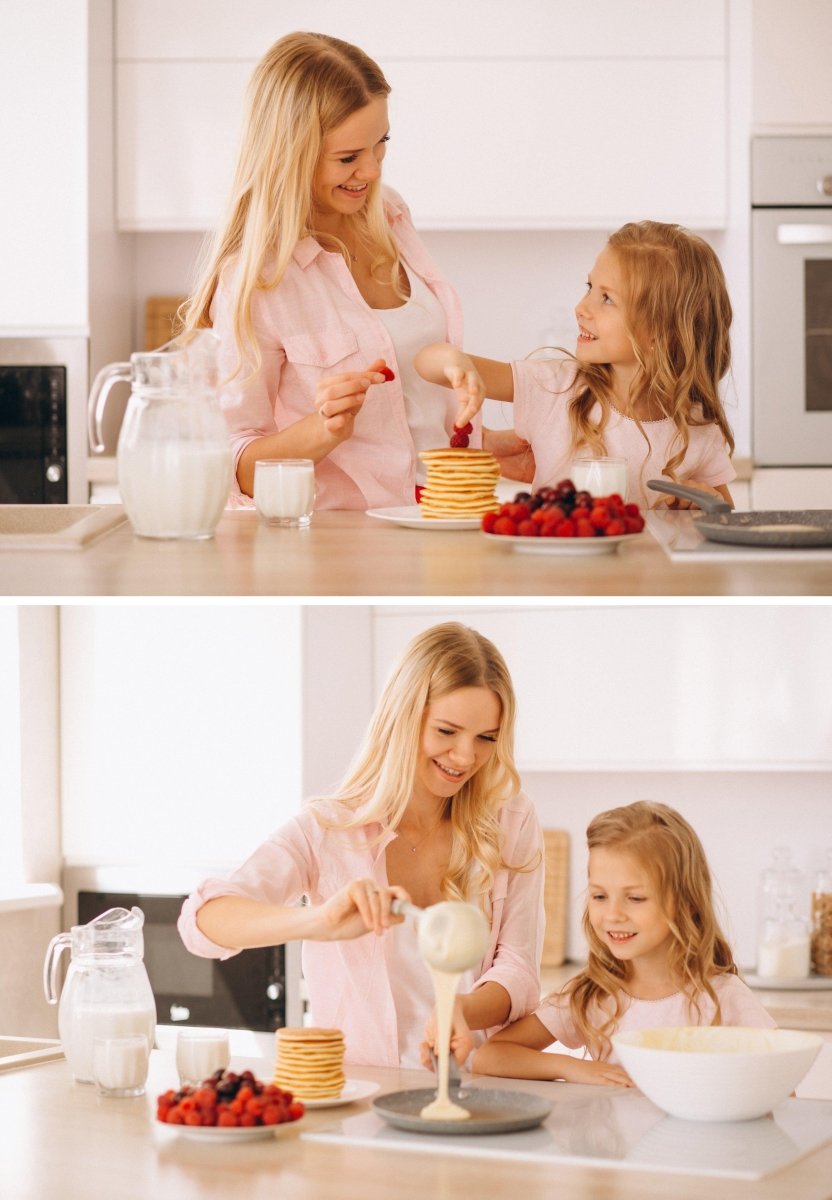 Kadirelli Pancake Pan - 26cm - 4 Kop - Pannenkoekenpan - Pancake Maker - Inductie - TEKZEN