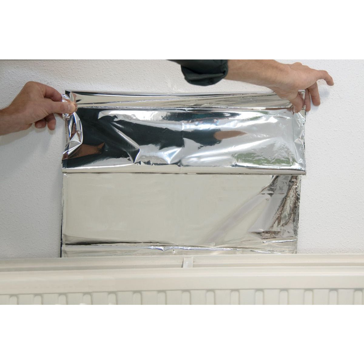 Maclean Radiatorfolie 7,5m x 50 cm – Incl. 15m Warmtebestendige Dubbelzijdige Tape - TEKZEN