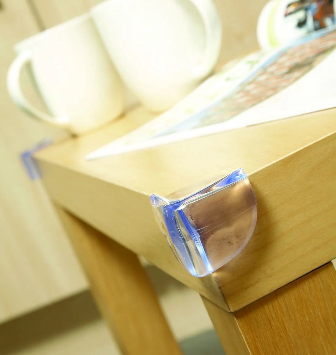 Maclean Tafelhoek Beschermers - Set van 4 - Transparant - Hoekbeschermers Tafel - TEKZEN