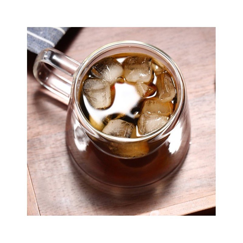 MONOO Dubbelwandige Glazen met Oor - 2 Stuks - 200ml - TEKZEN