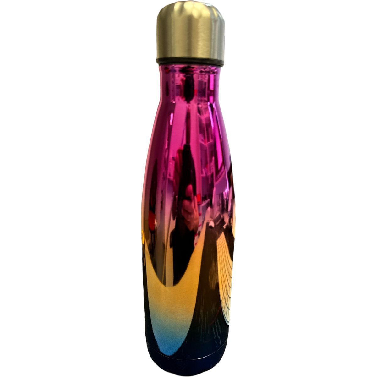 MONOO Waterfles - 500ml - Paars/Blauw/Oranje - Drinkfles - BPA Vrij - RVS - TEKZEN