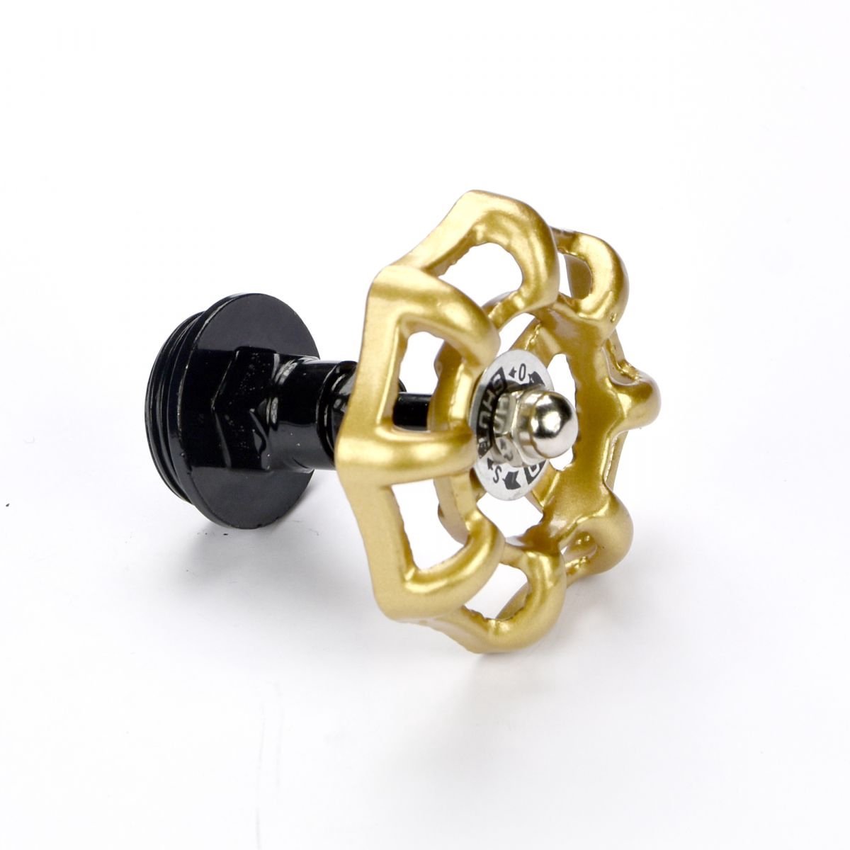 Mytube Koppelstuk Ø25mm - Zwart - Decoratie Kraanwiel - Goud - TEKZEN