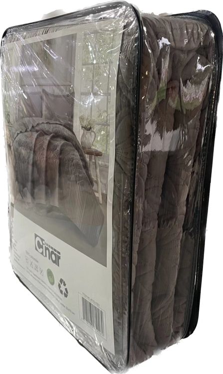 Cinar Nilufer Bedsprei Set 3-delig - Taupe - 260x240cm