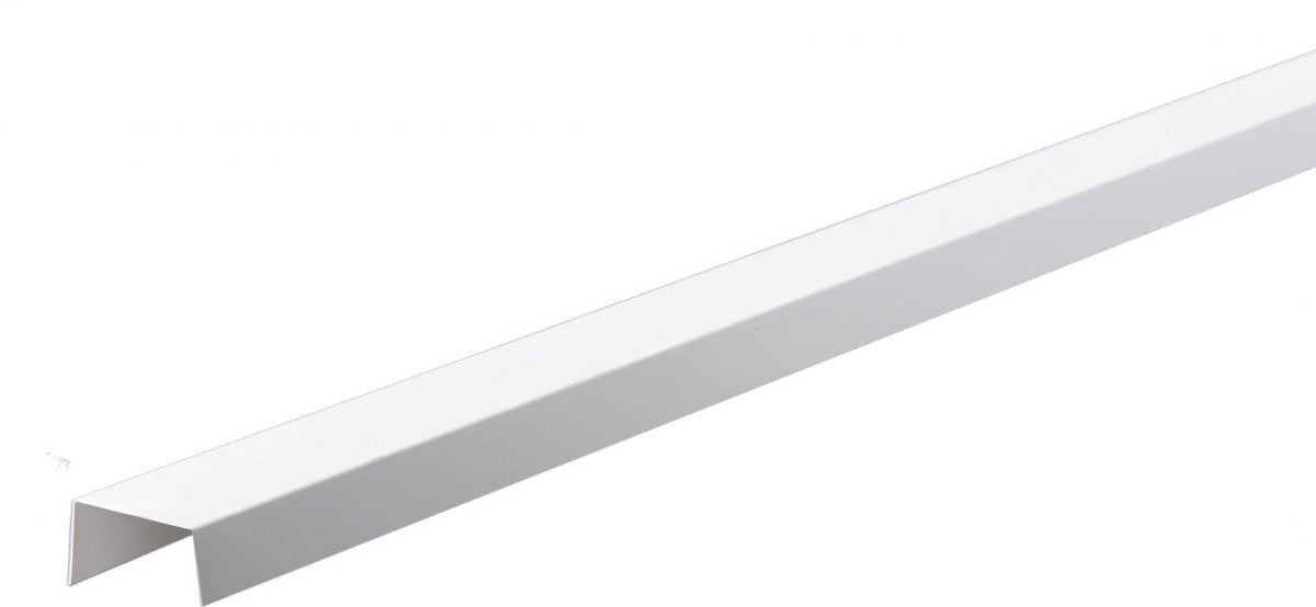 Nordlinger Pro Smart Profile U - profiel wit PVC 2x1x1cm/2,6m - TEKZEN