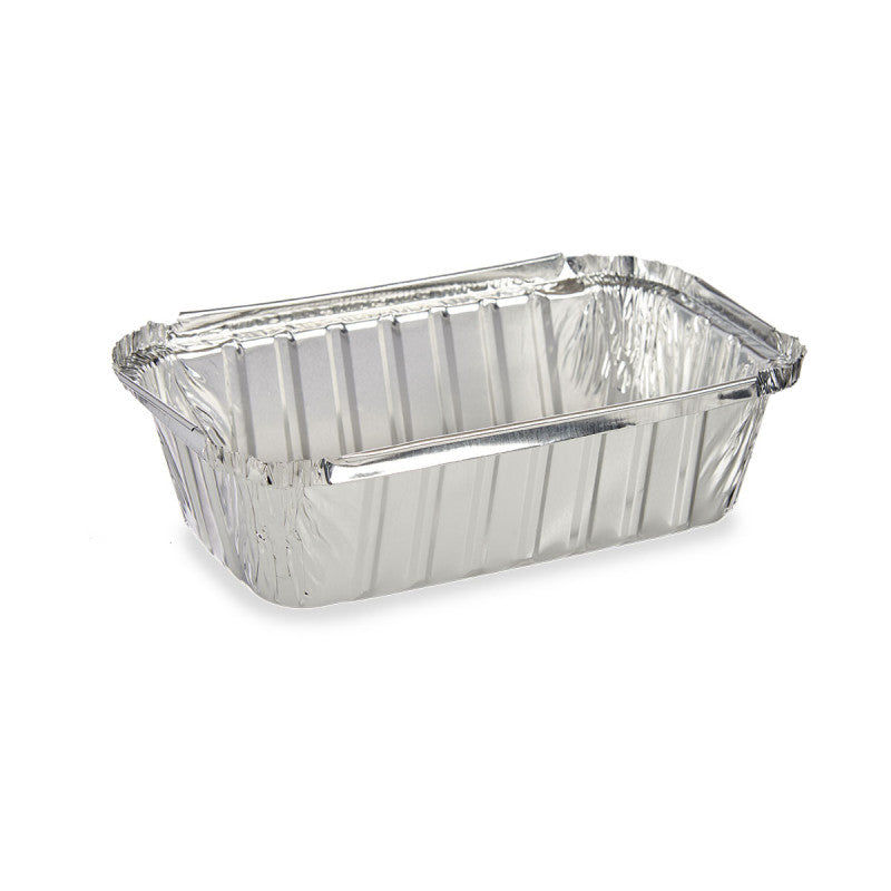 Kinvara Aluminiumbakje met Deksel - Set van 6 - 22x11x6cm - Kapsalon Bakje - Prep Meal - Take Away - Wegwerp Aluminium Bakjes