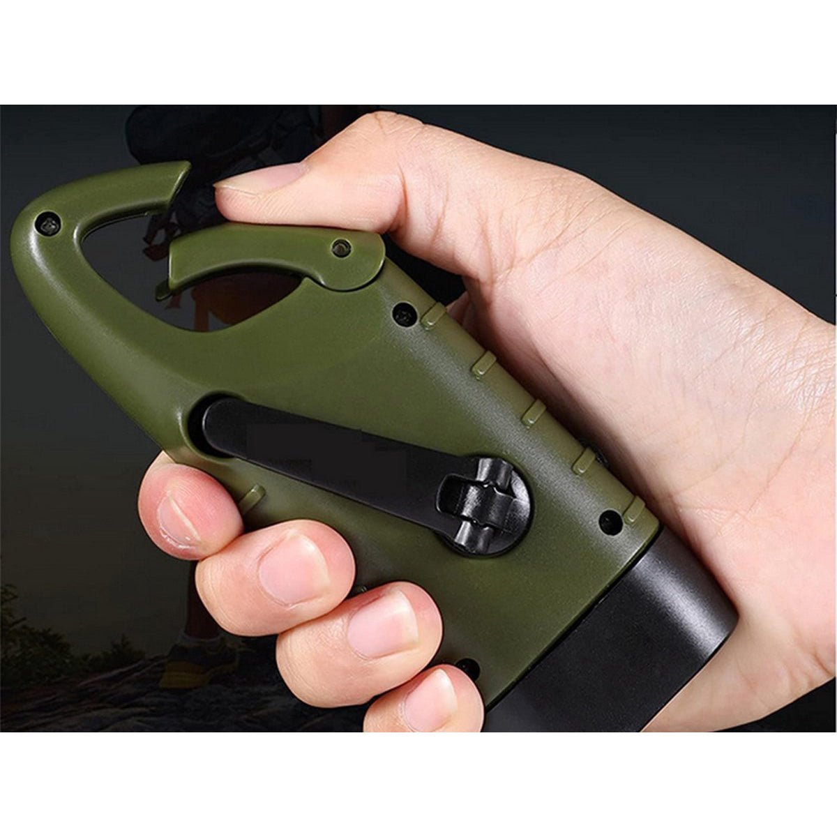 Verk Group Zonne - en Dynamo - zaklamp met 3 LED’s – Handmatig en Zonne - energie Aangedreven - Groen - TEKZEN