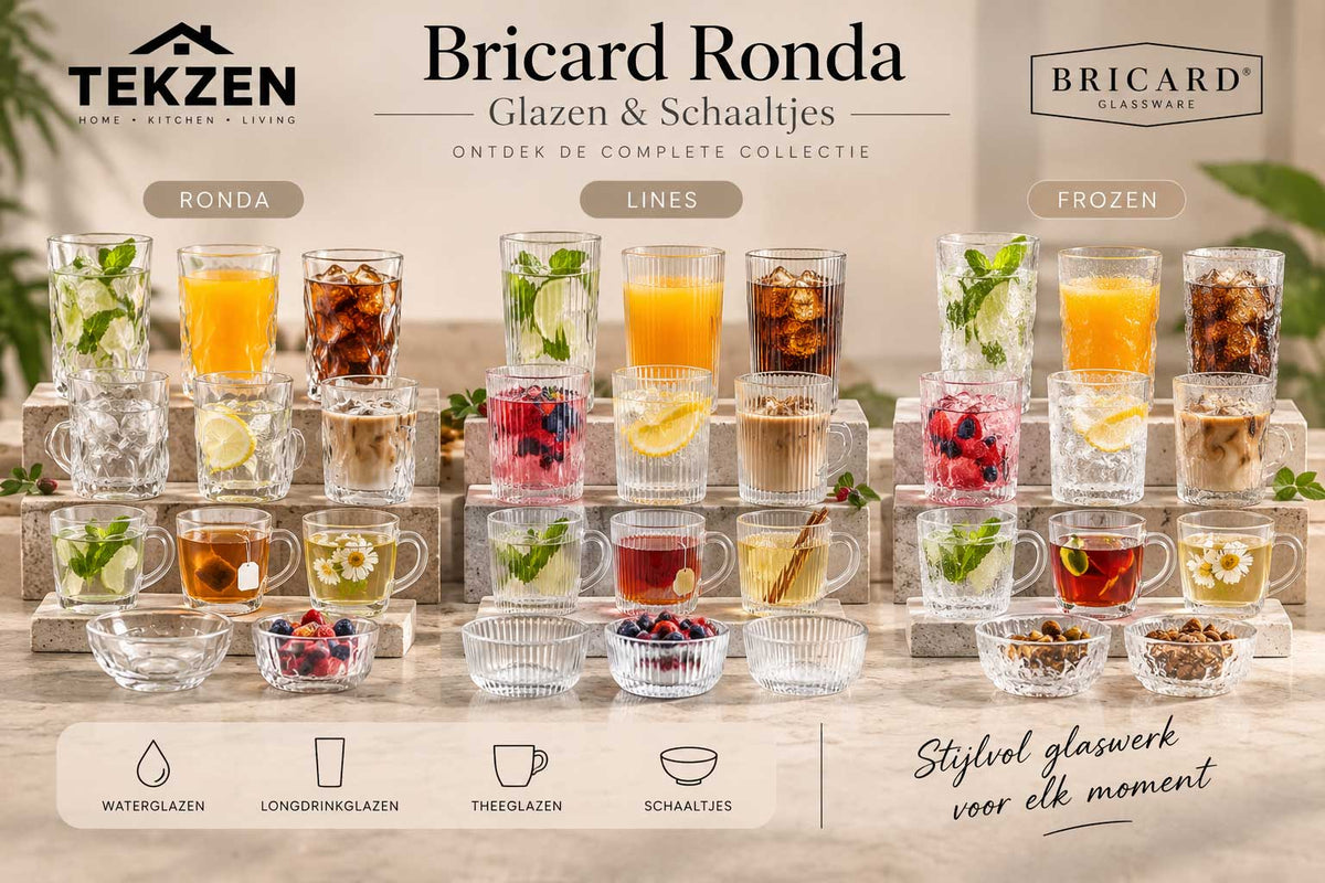 Bricard Ronda glazen: ontdek Ronda, Lines en Frozen
