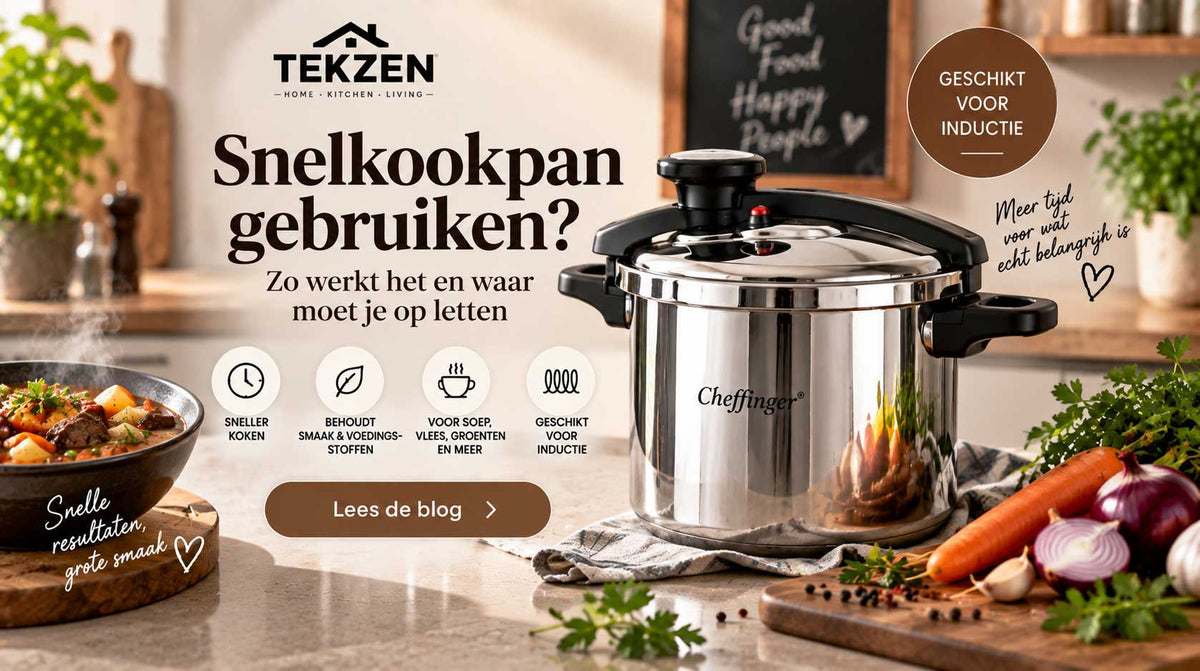 Snelkookpan gebruiken: hoe werkt hij en waar moet je op letten?