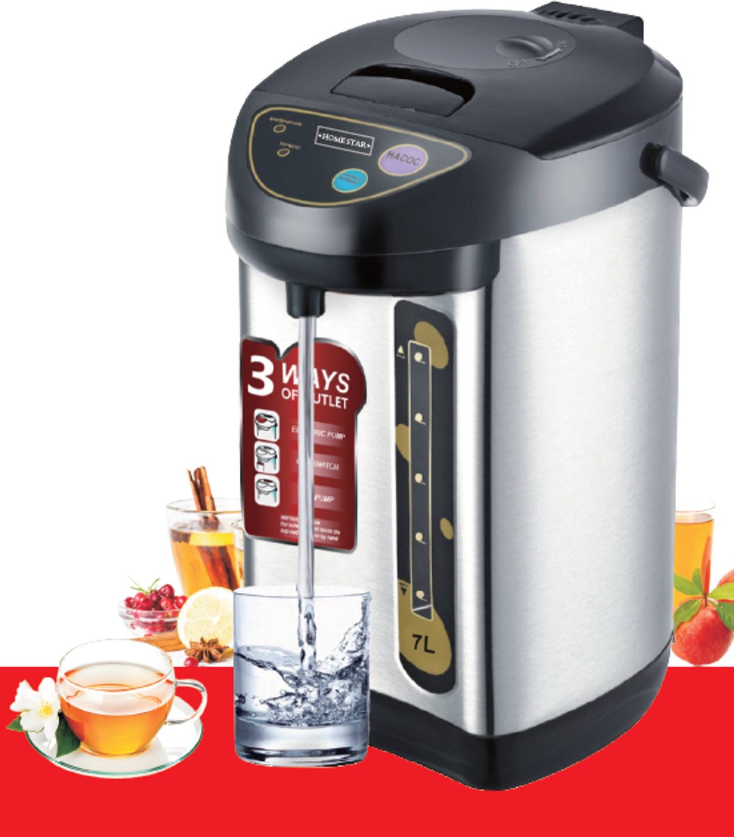 Homestar Heet Waterdispenser - 7L - Waterkoker Kettle - 2000W