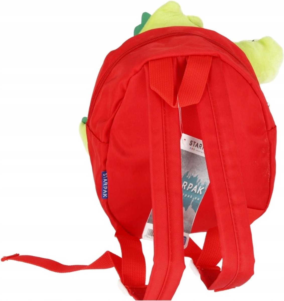 Starpak Rucksack – Krokodil – 3D – Rot – Mini-Schulrucksack – 27 x 26 x 14 cm