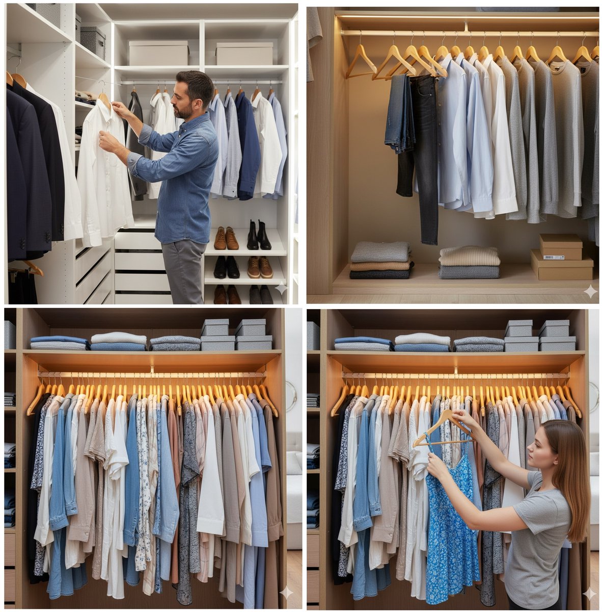 Cheffinger Kledinghanger - 6 Stuks - Hout - Kleerhanger­