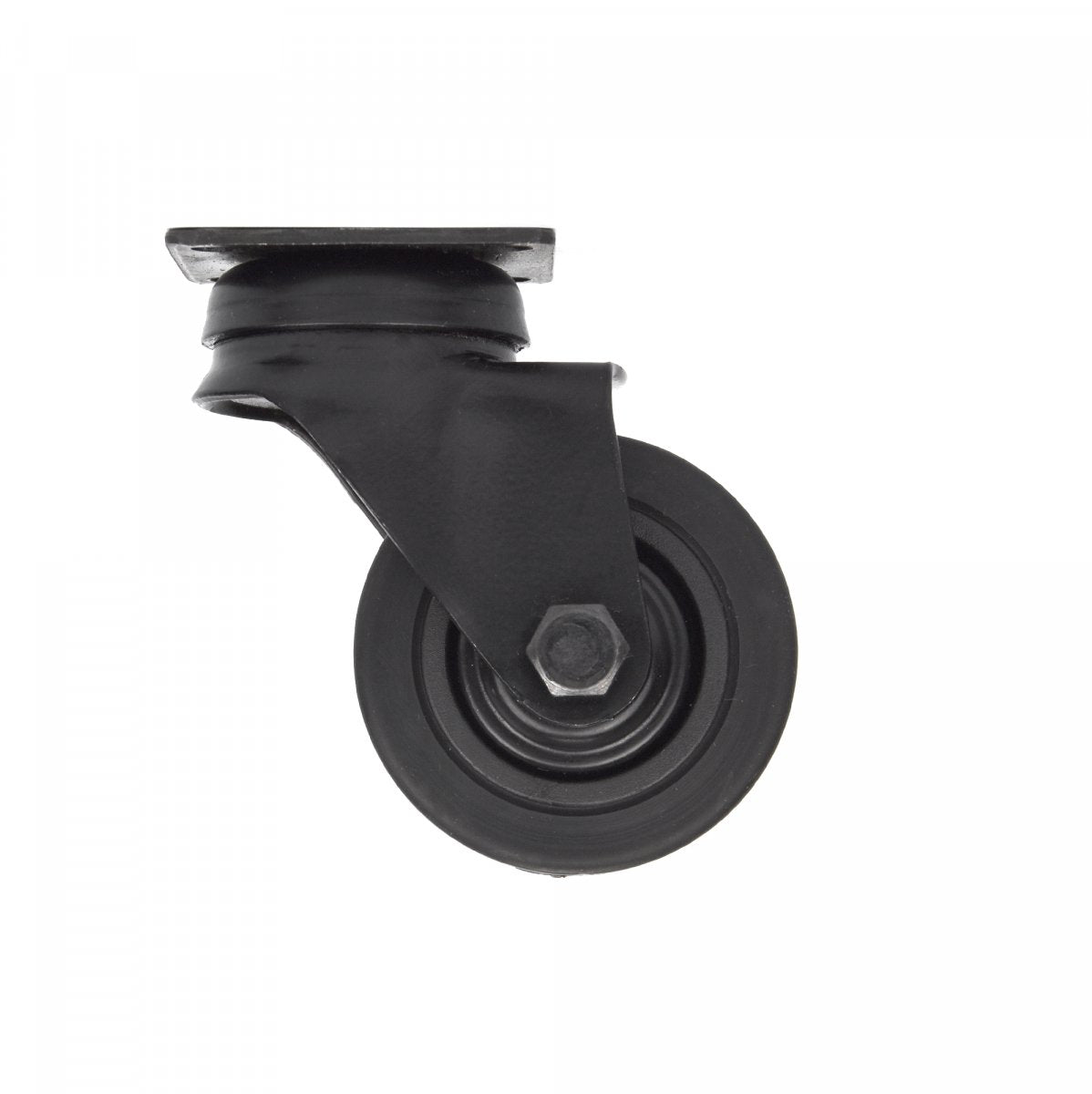 MacLean Zwenkwiel - Zwart - Rubber - Ø50mm - Draagvermogen 40KG