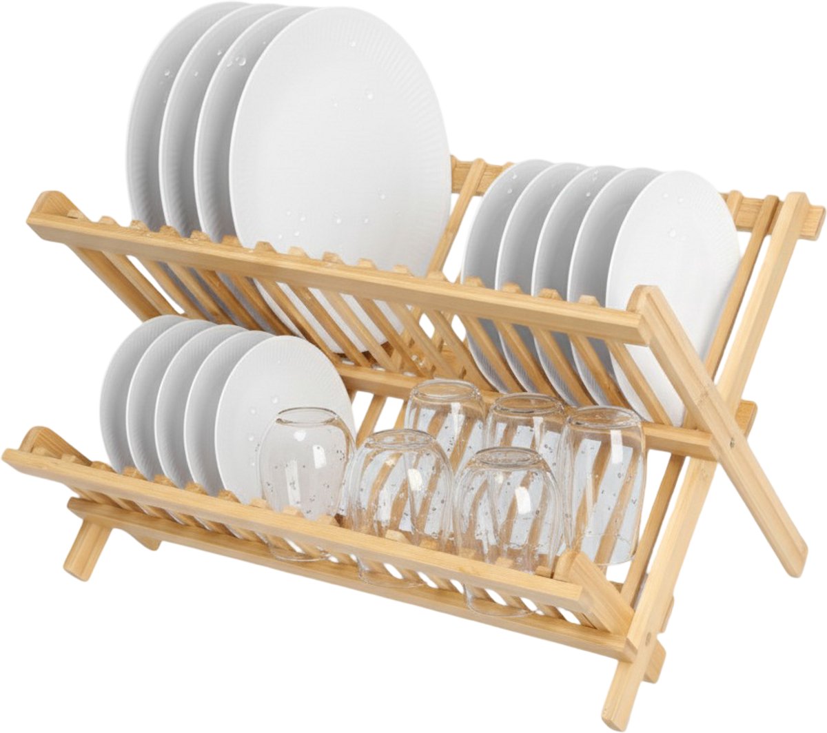 Cheffinger Afdruiprek - Bamboe - Inklapbaar