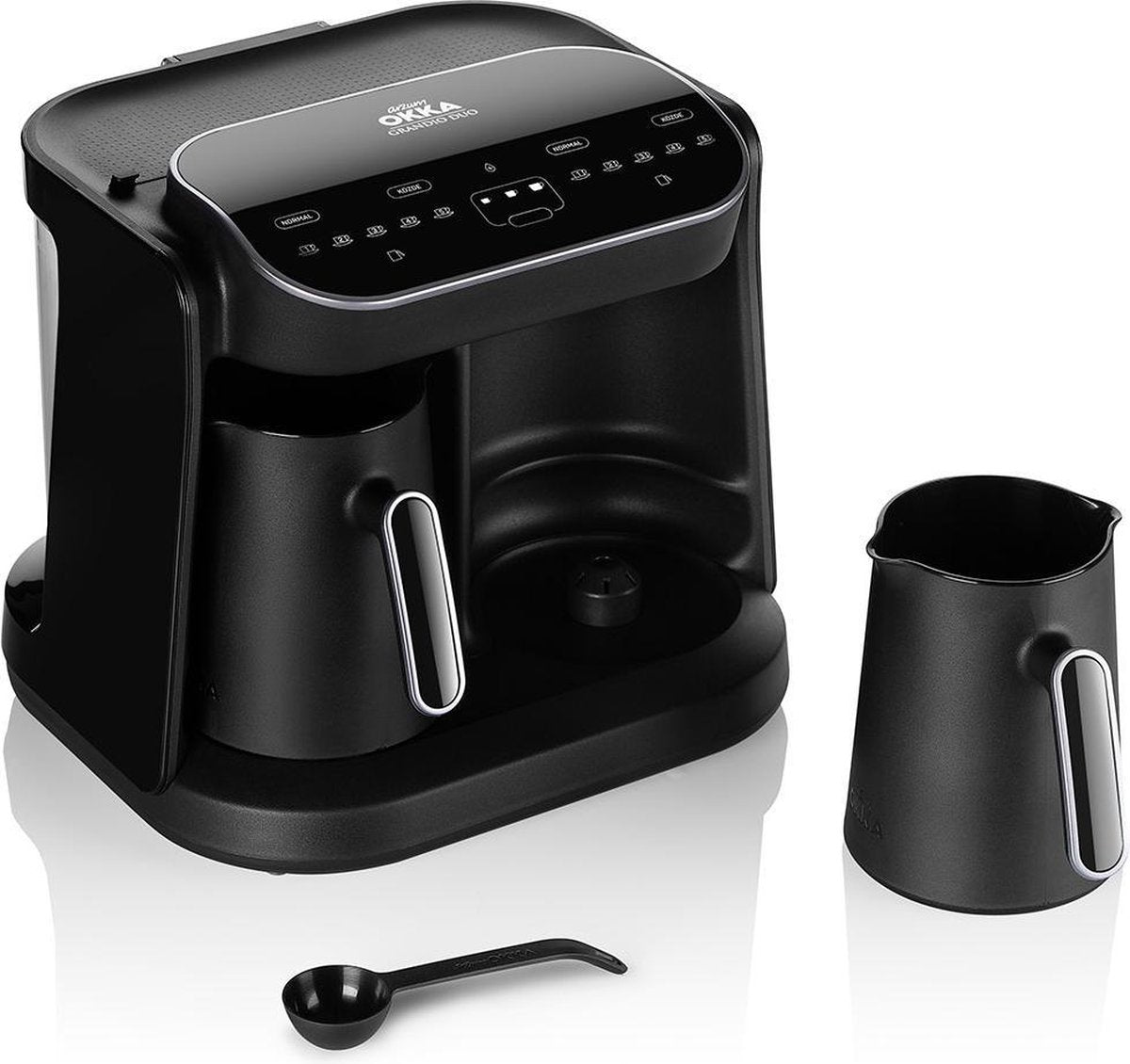 Arzum OKKA Grandio DUO Chrome - Turkish Coffee Machine - 10 cups - Turkish Coffee Maker - Freestanding Turkish Coffee Maker