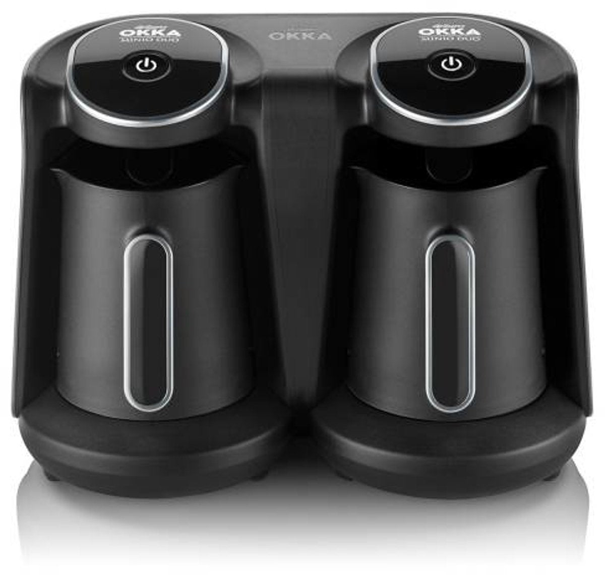 Arzum OKKA Minio DUO Chrome – Türkische Kaffeemaschine – 8 Tassen – Freistehende türkische Kaffeemaschine