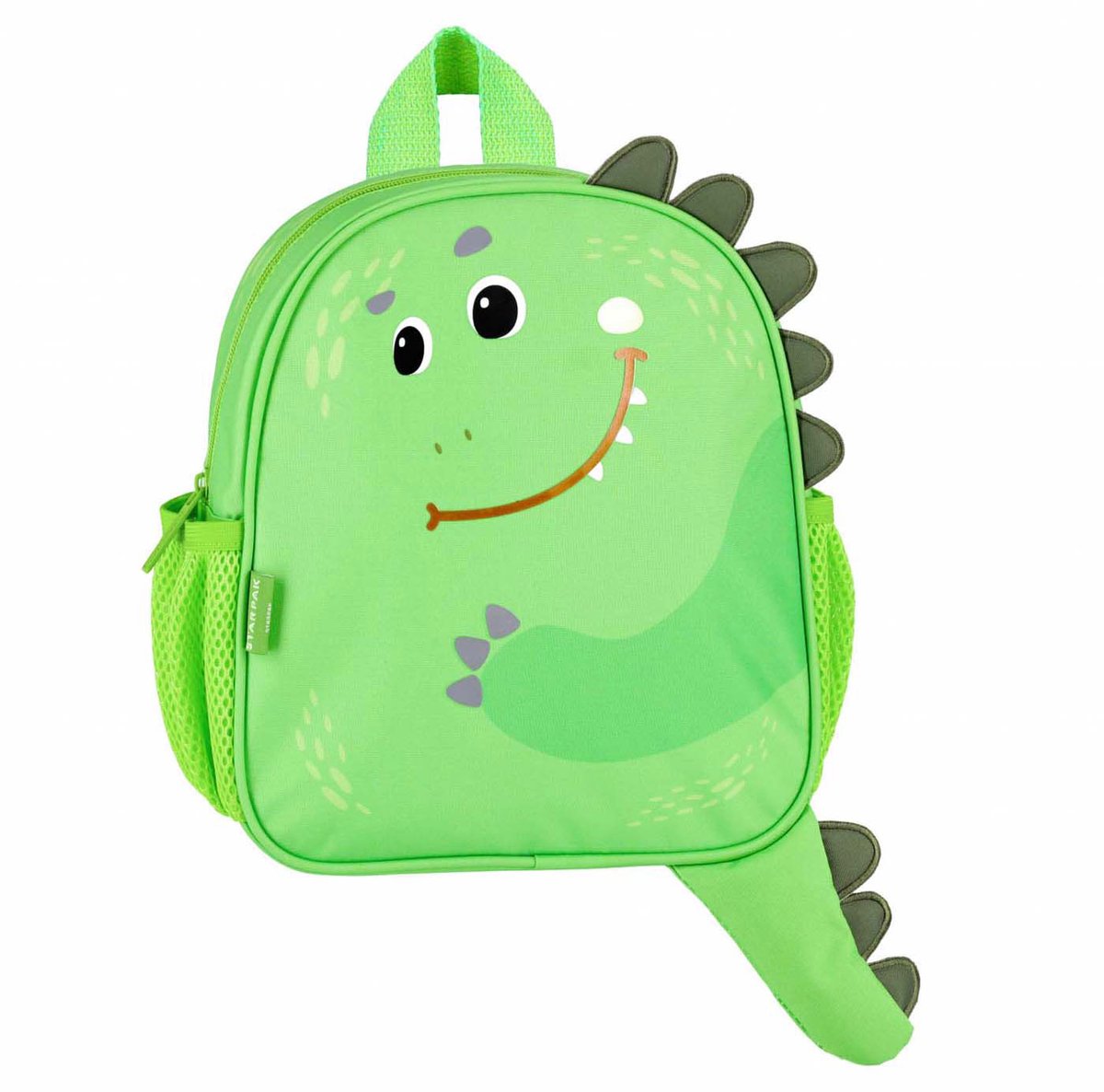 Starpak Backpack - Dinosaur - 3D - Green - Mini School Bag - 29x23x8cm