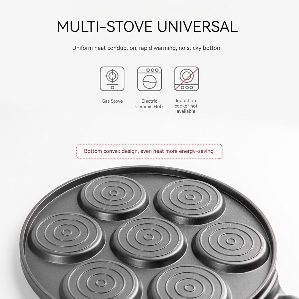 Platinum Pancake Pan - 26cm - Emoji Pancake Pan - Pancake with Smiley