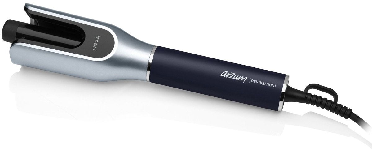 Arzum Revolution Automatische Krultang AR5156-94300 | Zilver/Zwart - LED-indicator - Keramische coating - 25W