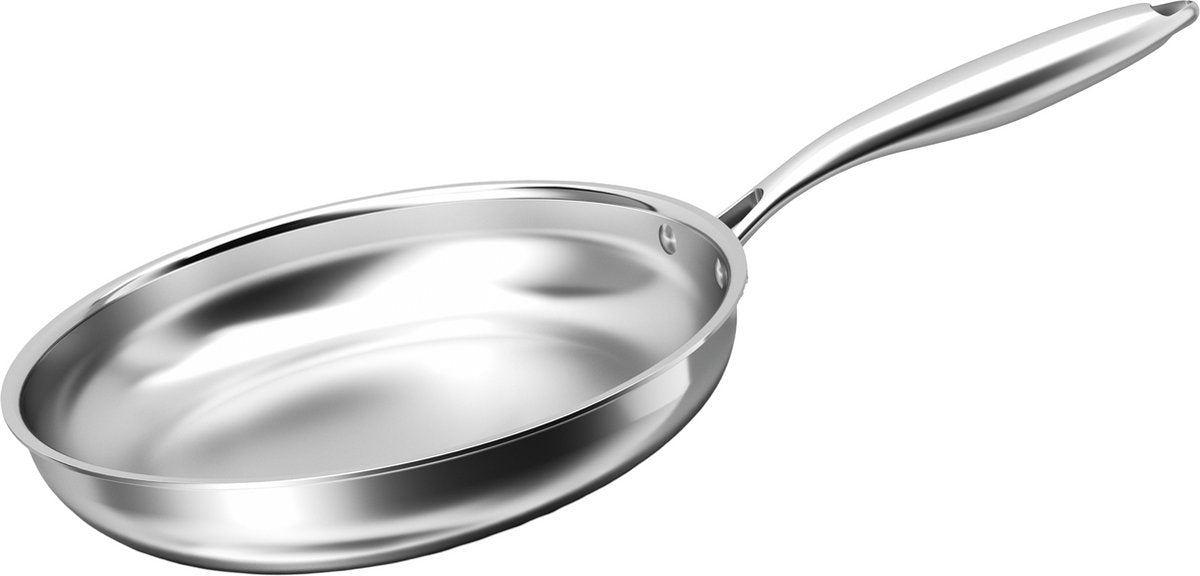 Cheffinger Koekenpan - 24cm - RVS - Zilver