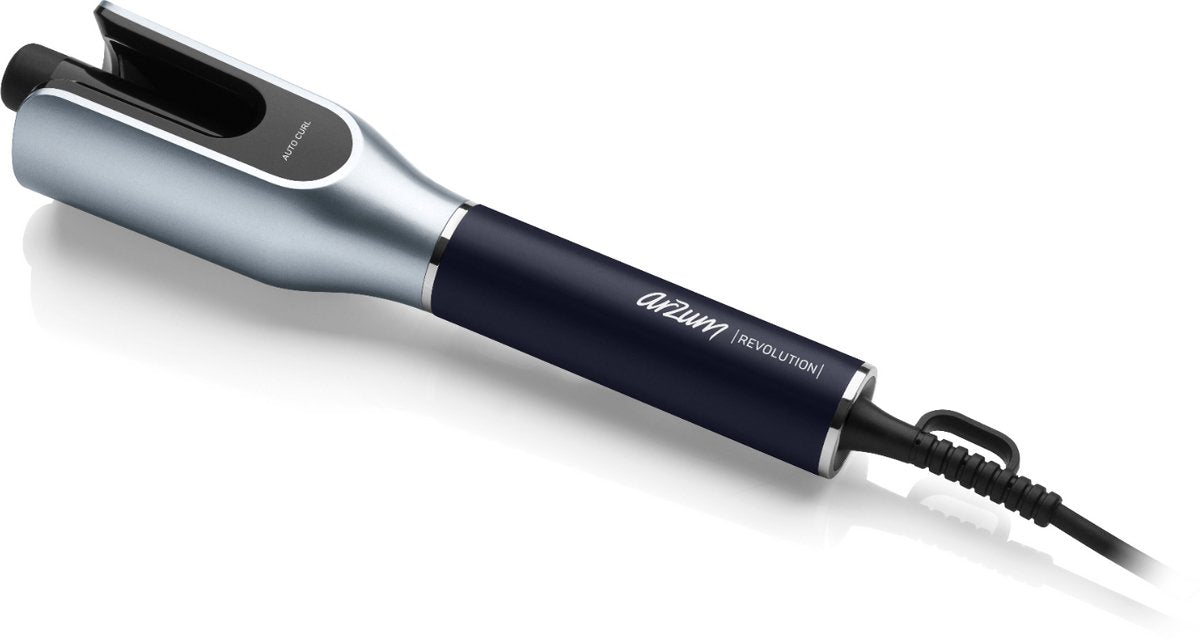 Arzum Revolution Automatische Krultang AR5156-94300 | Zilver/Zwart - LED-indicator - Keramische coating - 25W