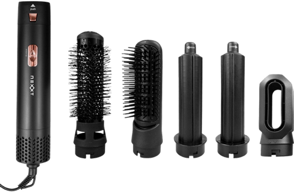 Nexxt 5-in-1 Airstyler, Krultang, Föhnborstel & Multistyler - 1000W