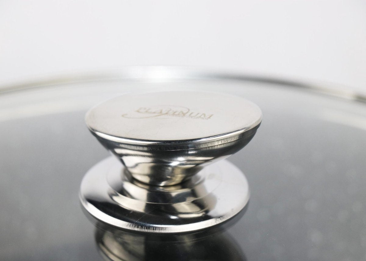 Platinum Braadpan met Deksel - 28cm - Zwart