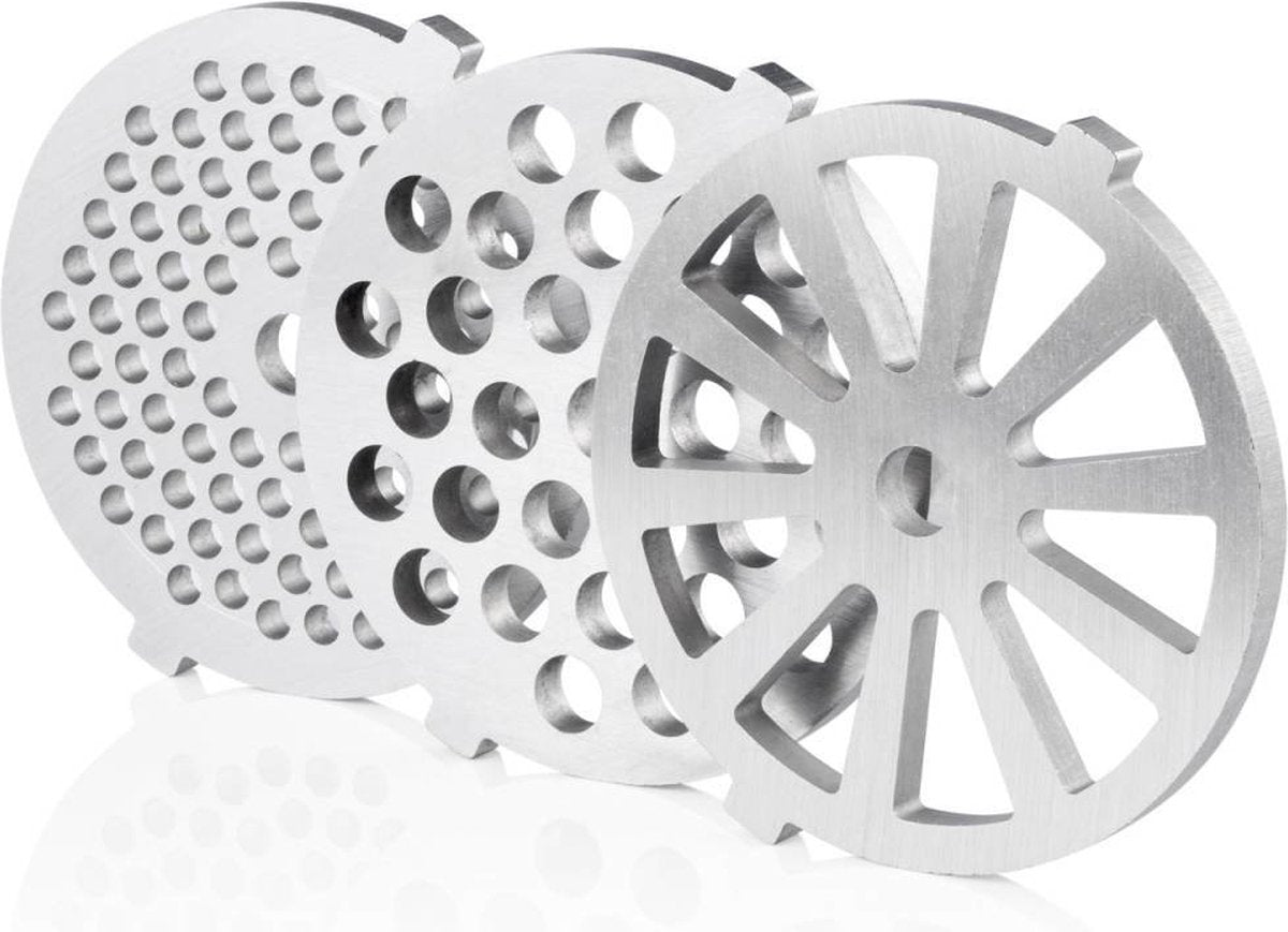 Arzum Multimeat Vleesmolen | RVS - 4 Snijplaten - 2000 W